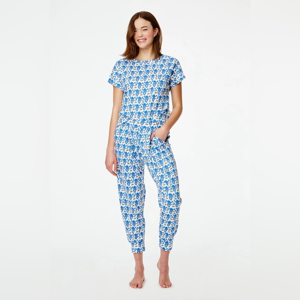 Roller rabbit shirt and jogger set